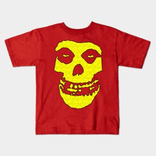 Crimson Ghost - Yellow Halloween Pumpkins Kids T-Shirt